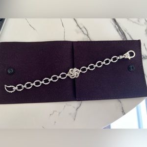 Silver Lagos Love Knot Bracelet